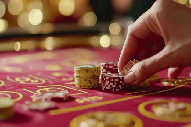 Studio kasino langsung acursio dengan meja blackjack, roulette, dan baccarat yang dilayani oleh dealer profesional
